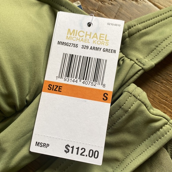 Michael Kors Logo-Ring Halter 2 Piece Bikini Size Small NWT - Picture 3 of 5